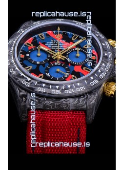 Rolex Daytona DiW Edition Multicolored Dial Edition Forged Cabon Casing 1:1 Mirror Replica