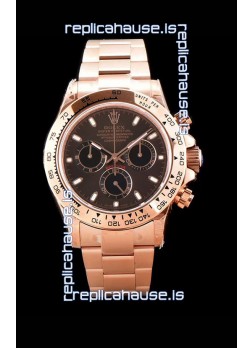 Rolex Daytona 116505 Rose Gold Original Cal.4130 Movement - 1:1 Mirror 904L Steel Watch