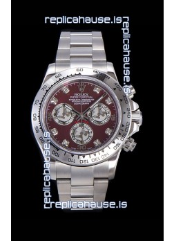 Rolex Daytona Stainless Steel Watch with Original Cal.4130 Movement - 1:1 Mirror 904L Steel Watch