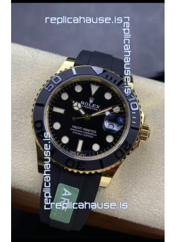 Rolex Yachtmaster m126655 Yellow Gold 42MM Cal.3135 Swiss 1:1 Ultimate 904L Steel Watch