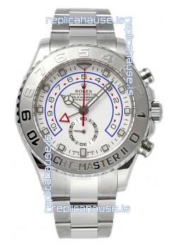 Rolex Yachtmaster II Stainles Steel Ref.116689 1:1 White Gold Plated Bezel 