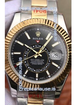 Rolex Sky-Dweller Oystersteel and Yellow Gold Oyster 42MM 1:1 Mirror Replica Watch 