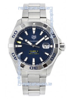 Tag Heuer Aquaracer Calibre 5 1:1 Mirror Replica Watch Blue Dial 904L Steel 44MM