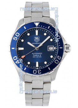 Tag Heuer Aquaracer Calibre 5 1:1 Mirror Replica Watch Blue Dial 904L Steel 41MM