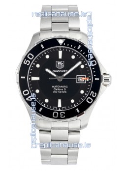 Tag Heuer Aquaracer Calibre 5 1:1 Mirror Replica Watch Black Dial 904L Steel 41MM
