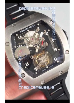 Richard Mille RM001 Genuine Tourbillon Swiss Replica Watch in Titanium Casing