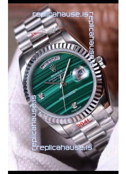 Rolex Day Date Presidential 904L Steel 36MM - Malachite Dial 1:1 Mirror Quality Watch