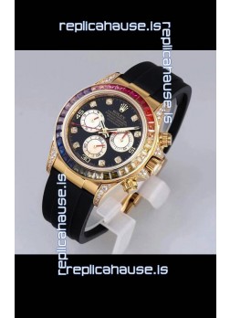 Rolex Cosmograph Daytona 116598 Yellow Gold 1:1 Mirror Cal.4130 Movement - 904L Steel Watch