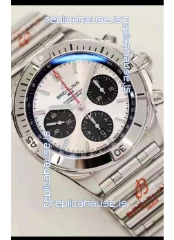 Breitling Chronomat B01 42 Edition Swiss 904L Steel Casing Silver Dial 1:1 Mirror Replica Watch