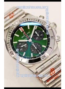 Breitling Chronomat B01 42 Edition Swiss 904L Steel Casing Green Dial 1:1 Mirror Replica Watch