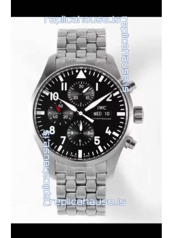IWC Pilot Chronograph Le Petit Prince Edition Black Dial 1:1 Mirror Replica Watch
