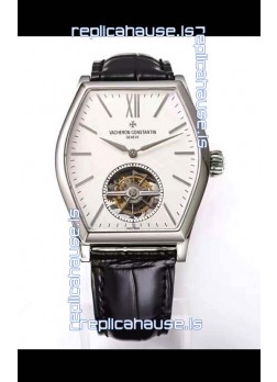 Vacheron Constantin Malte Tourbillon 1:1 Mirror Stainless Steel Swiss Replica White Dial