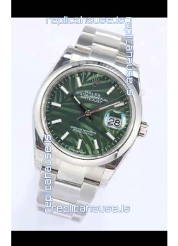 Rolex Datejust Palm Motif Dial 36MM Cal.3135 Movement Swiss Replica Watch in 904L Casing