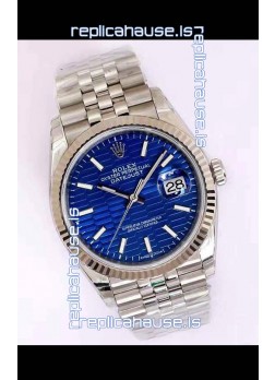 Rolex Datejust Fluted-Motif Dial 41MM Cal.3135 Movement Swiss Replica Watch in 904L Steel Casing