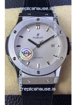 Hublot Classic Fusion 1:1 Mirror Replica Swiss Watch in 904L Steel Casing White Dial 42MM