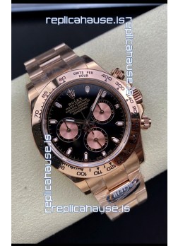 Rolex Daytona 116505 Rose Gold Original Cal.4130 Movement - 1:1 Mirror 904L Steel Watch
