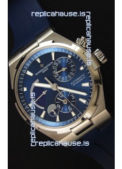 Vacheron Constantin Overseas Dual Time Blue Dial Swiss Replica Watch 