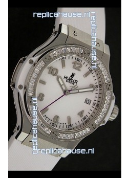 Hublot Big Bang King Swiss Quartz Watch in White Dial