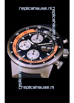 IWC Cousteau Divers Replica Watch in Black Dial