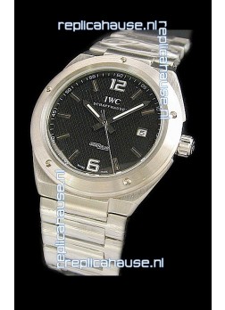 IWC Ingenieur Swiss Watch in Checked Black Dial