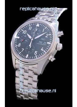 IWC Pilot Swiss Replica Watch in Black Dial