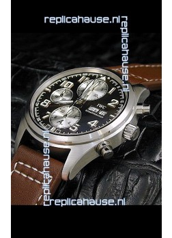 IWC Exupery Edition Swiss Replica Watch in Black Dial