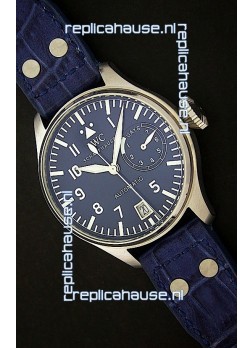 IWC Der Flieger Automatic  Swiss Replica Watchin Blue