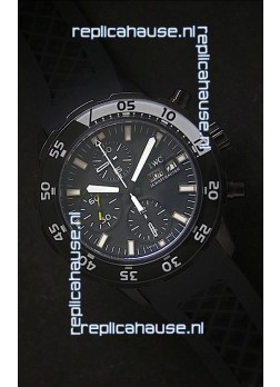 IWC Aquatimer PVD Swiss Replica Watch in Black