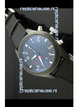 IWC Pilot Top Gun Automatic Swiss Replica Watch in Black PVD