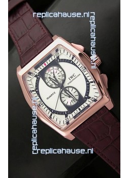 IWC Schaffhausen Japanese Replica Watch in pink Gold Casing