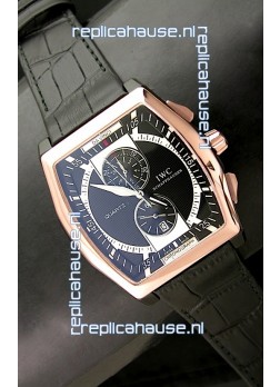 IWC Schaffhausen Japanese Replica Watch in Black