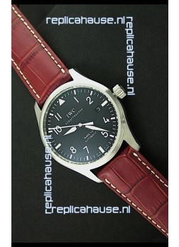 IWC Fliegeruhr International Watch Co. Swiss Automatic Replica Watch in Red Strap