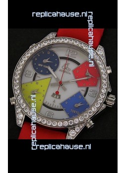 Five Time Zones Jacob&Co. Watch in Multicolour Dial
