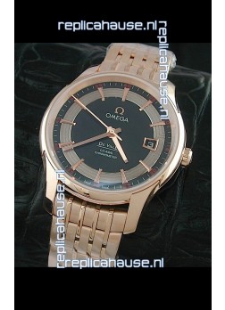 Omega De Ville Hour Vision Watch in Black Dial