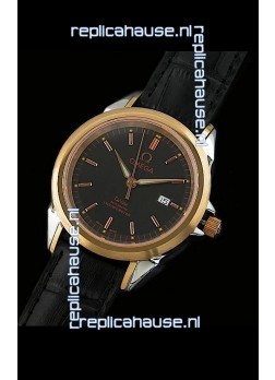 Omega Deville Escapement Mechanical Watch in Pink Gold