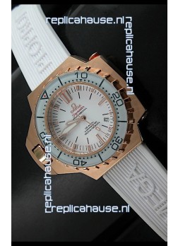 Omega Seamaster Ploprof Swiss Watch in Pink Gold Case