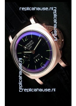 Panerai Luminor GMT 10 Days Swiss Watch in Steel Case