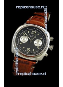 Panerai Radiomir Lemania Swiss Watch in Black Dial