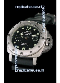 Panerai Luminor Submersible 1000m Swiss Watch in Black Dial