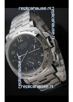 Panerai Luminor Daylight Watch in Steel Strap