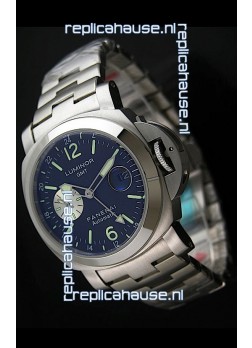 Panerai Luminor GMT Swiss Automatic Watch in Stainless Steel