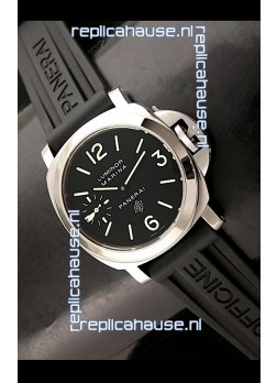 Panerai Luminor marina Swiss Steel Watch in Black Dial