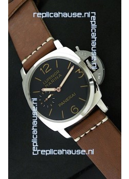 Panerai Luminor Marina Swiss Watch - 47MM in Brown Strap