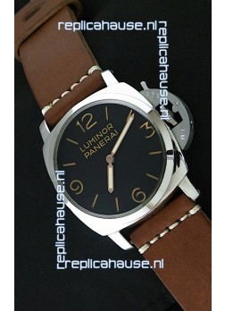 Panerai Luminor Swiss Watch - 47MM in Brown Strap