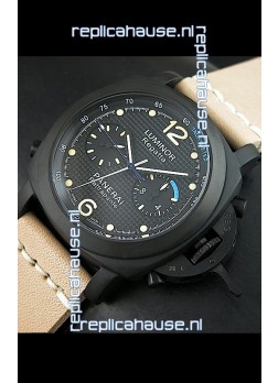 Panerai Luminor Regatta Rattrapante Japanese Replica PVD Watch
