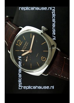 Panerai Radiomir PAM421 GMT Japanese Replica Watch in Black Dial