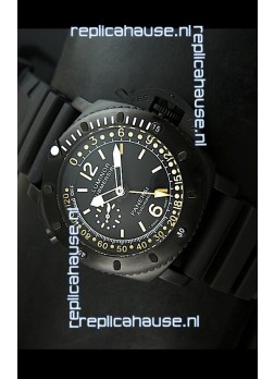Panerai Luminor Submersible PAM193 Japanese Replica Watch Black Dial