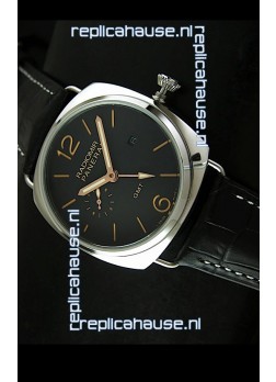 Panerai Radiomir GMT Japanese Replica Watch in Black Dial