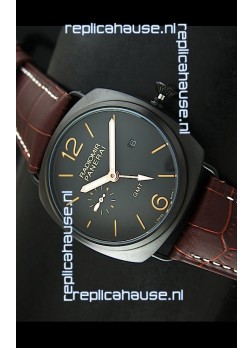 Panerai Radiomir GMT Japanese Replica Watch in PVD Case