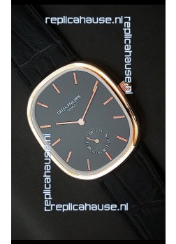 Patek Philippe Mens Golden Elipse Japanese Watch in Rose Gold